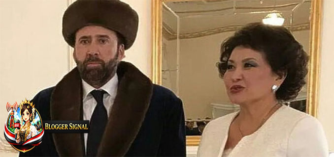 Blogger Kazakhstan Menghadiahkan Mantel Tradisional